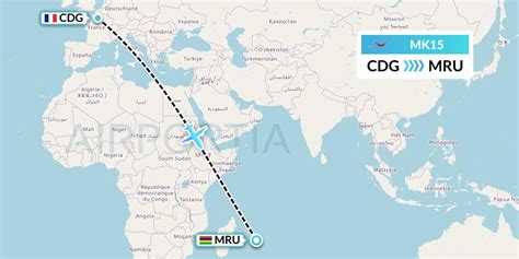 Mk15 Flight Status Air Mauritius Paris To Port Louis Mau15