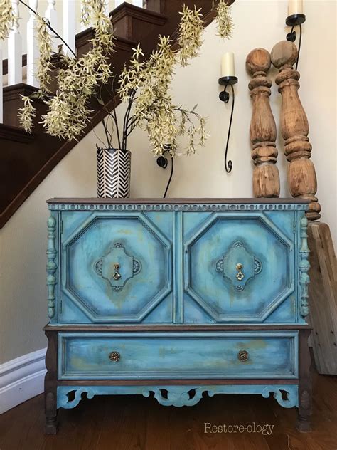 Our work speaks for itself. A beautiful vintage cabinet painted in a custom mix of ...