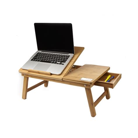 Bed Tray Natural Bamboo Lapdesk Surface Bamboo Laptop Lap Desk Of Large