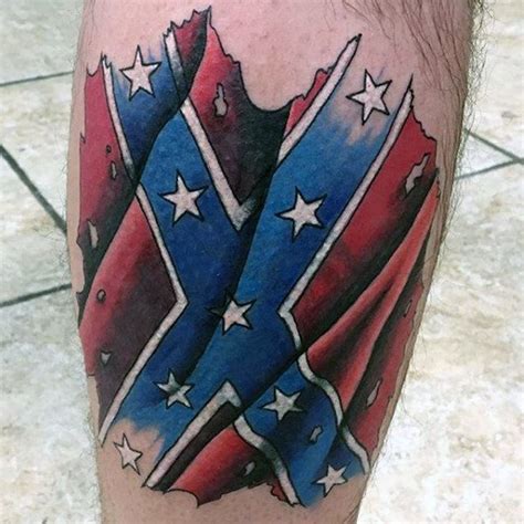 50 Best Rebel Flag Tattoos Tattoo Designs And Photos