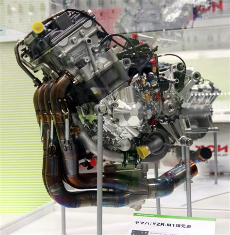 Fileyamaha Yzr M1 In Line 4 Cylinder Engine 2009 Tokyo Motor Show