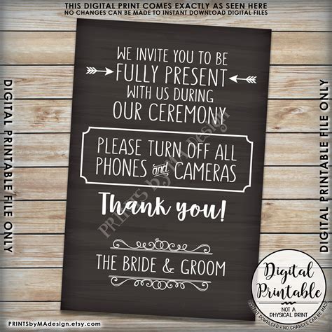 From the production side to the distribution side, new technologies are upending the industry. Unplugged Ceremony Sign No Phones or Cameras Unplugged Wedding Sign, Unplugged Sign, 24x36 ...