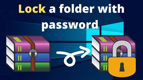 How To Lock A Folder In Windows 10 With Password Using Winrar YouTube