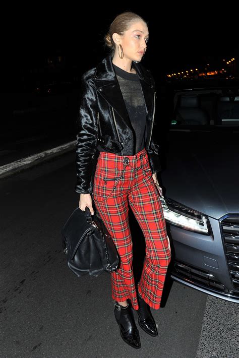 Gigi Hadid Puts A Sexy Punk Spin On The Statement Pant Vogue