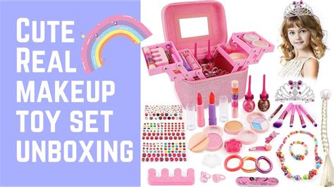 Beautiful Real Makeup Toy Set For Kids Unboxing Videoreview Real
