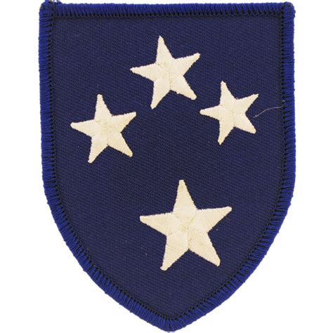 Us Army 23rd Infantry Division Patch Blue And White 3