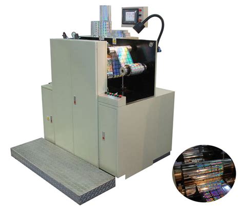 China Laser Hard Equidistant Holographic Embossing Press Machine Pet