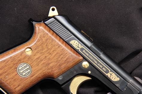 beretta model el 950 bs jetfire semi auto pistol 25 acp and owners manual for sale at gunauction