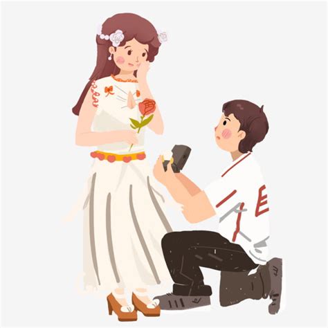 How to propose a boy directly. Cartoon Boy Proposing To Girl, Cute Boy, Marriage Proposal ...