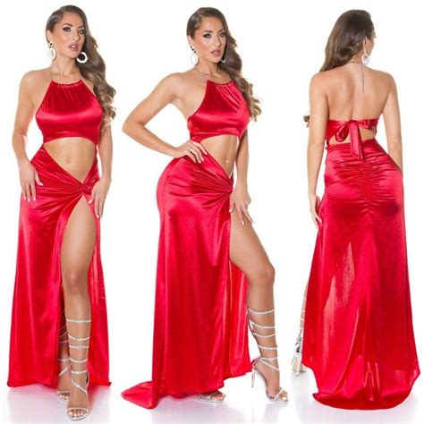 Comprar Vestido Largo De Noche Sexy Rojo Vestidos Largos Fiesta