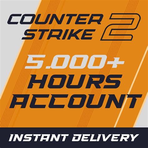 Steam Account Csgo Cs2 5000 Hours Faceit Ready Instant