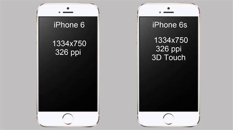 Iphone 6 Vs Iphone 6s Whats The Difference Comparison Youtube