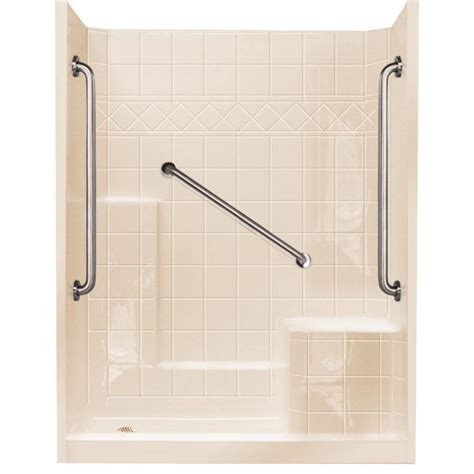 60 shower stall with seats. Ella 32 in. x 60 in. x 77 in. Standard Plus 36 Low ...