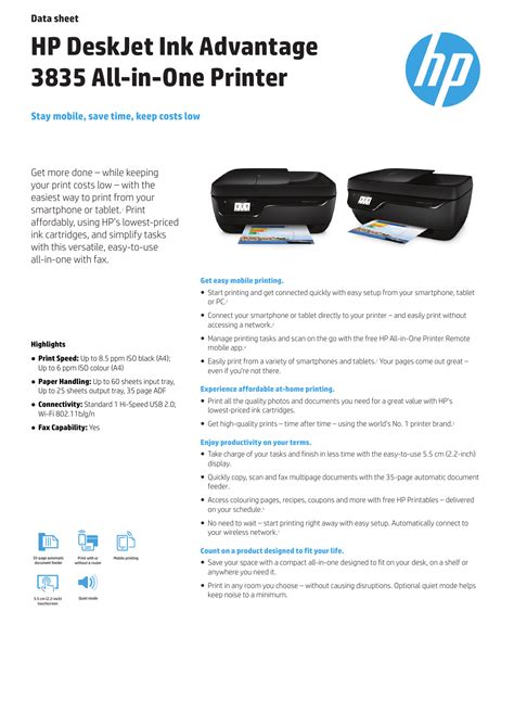 This file is hp deskjet 3835 full feature software/driver which includes everything you need to install and use your hp deskjet 3835 printer with your windows os. Hp Deskjet Ink Advantage 3835 Printer Free Download : Hp ...