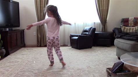 Ifia Adorable 4 Year Old Dancing Spinning And Singing In Living Room