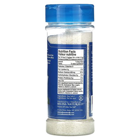 Celtic Sea Salt‏ Fine Ground Vital Mineral Blend Shaker Jar 8 Oz 227 G