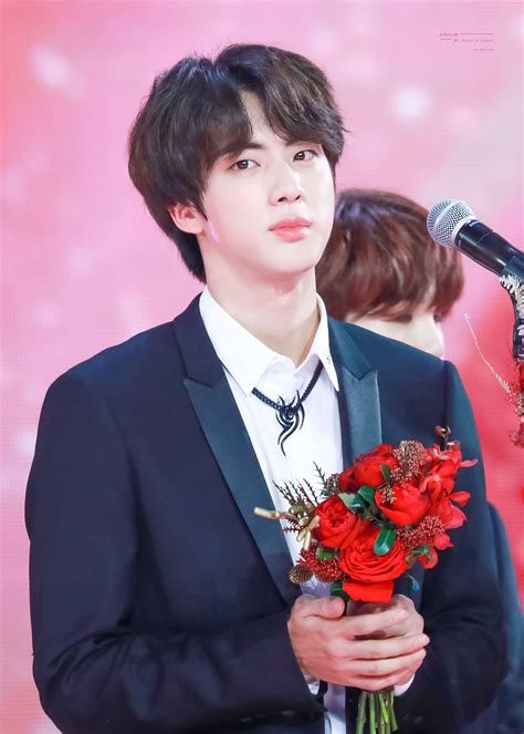 Jin Won A Trophy For Being Worldwide Handsome So Now Its Official