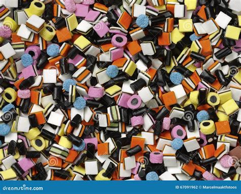 Liquorice Allsorts Stock Photo Image Of White Liquorice 67091962