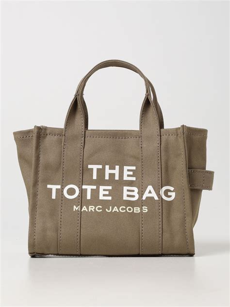 Marc Jacobs Canvas Handbag Green Marc Jacobs Tote Bags M