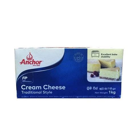 Description traditionally cultured with a delicious, creamy flavour, anchor food professionals cream cheese blends well with a wide range of flavours in both hot and cold recipes. Cream cheese Anchor 1kg