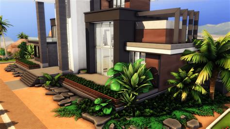 Super Modern Mansion By Plumbobkingdom At Mod The Sims 4 Sims 4 Updates