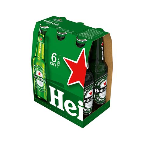 Heineken 6 Pack Dutch Pale Lager Beer 330ml Boozyph Online