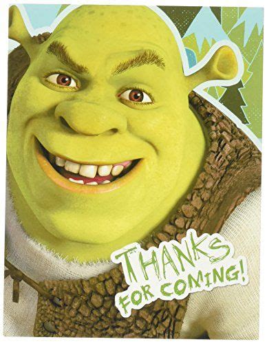 I created this party a year ago for my son's first birthday who will be two in… Shrek Forever After ThankYou Notes 8 Party Supplies ...