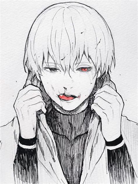 Tokyo Ghoul Easy Drawing Tokyo Ghoul Drawing Free Download On