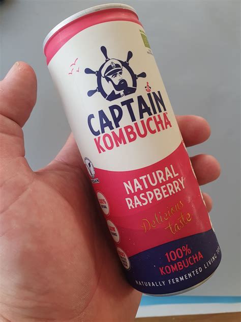Find this item at your nearest store. Captain Kombucha Natural Raspberry | Vegan Food UK
