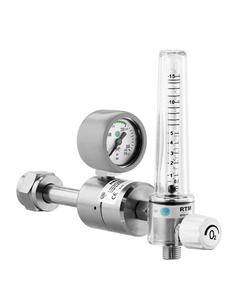 Oxygen Flow Meter Plug In Type With Pressure Regulator Variable