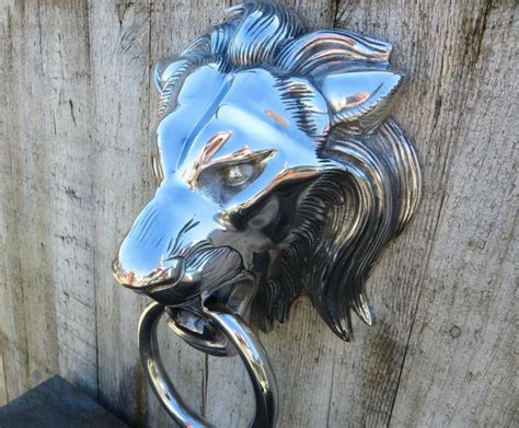 Finden sie das passende finanzprodukt oder lassen sie sich beraten. XXL, Neu, Tür, Türklopfer, Löwe mit Ring aus Aluminium ...