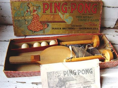 1900 Original Ping Pong Antique Ping Pong Table Tennis