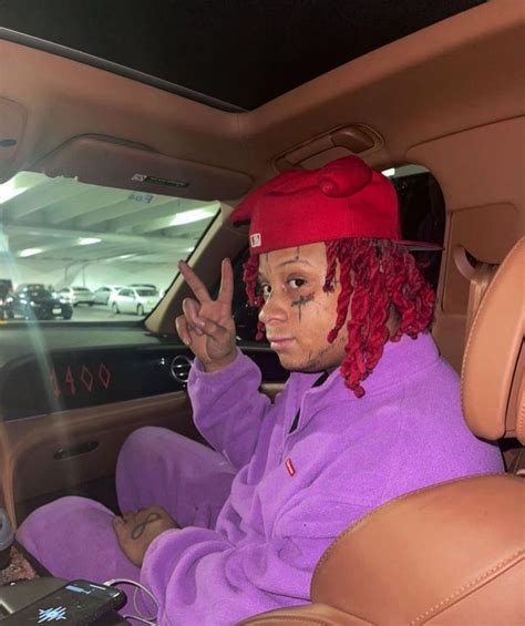 Trippie Redd Outfit From January 3 2022 Whats On The Star Red Hair