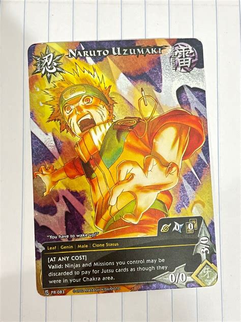 Mavin Naruto Ccg Naruto Uzumaki 083 Rare Foil Card