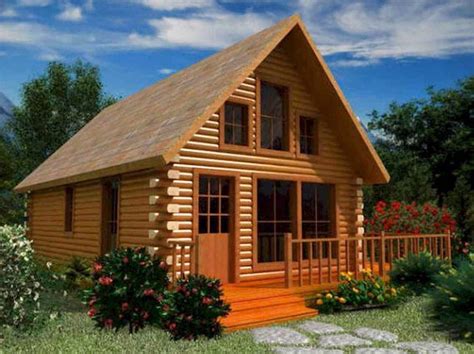 32852pch Small Log Cabin Cabin Plans With Loft Tiny Cottage Design