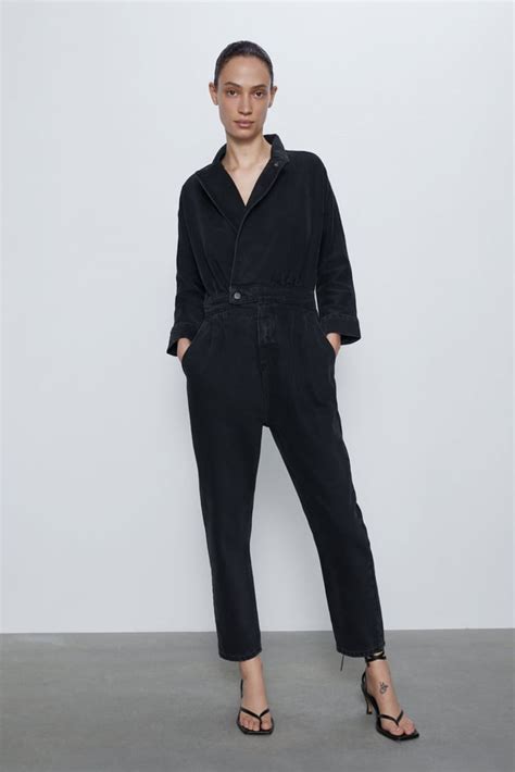 Zara Denim Jumpsuit Best Zara Spring 2020 Clothes Popsugar Fashion