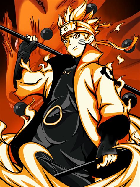 Artstation Naruto Six Paths Sage Mode