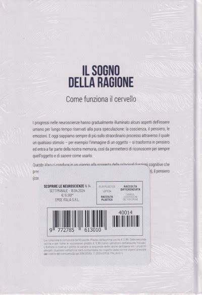 Collana Scoprire Le Neuroscienze Vol Il Sogno Della Ragione Come Funziona Il Cervello