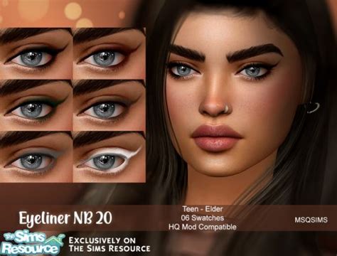 Sleek Eyeliner The Sims 4 Catalog