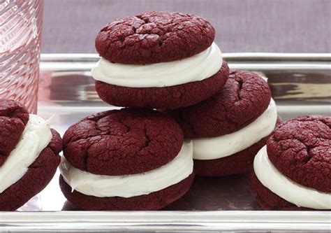 This famous red velvet cake is an annual tradition in their house and that was when i fell in love with i love how cute these red velvet cake mix cookies are. duncan hines red velvet cookies | Red Velvet Sandwich Cookies - Cookies & Bars — Dunc… | Red ...