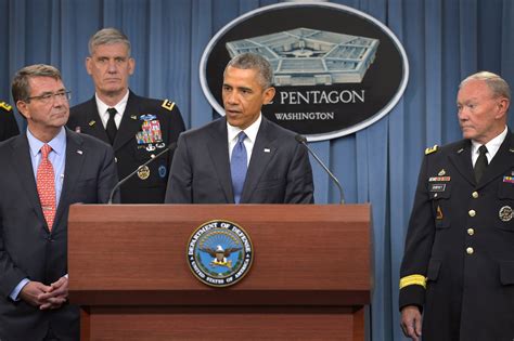 Obama Discusses Anti Isil Strategy With National Security Team At