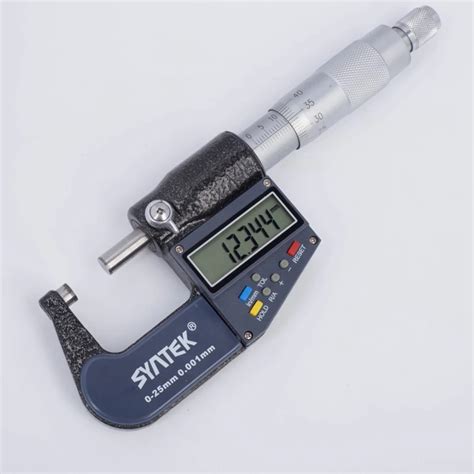 0 25mm Tube Micrometer With Drum Head Accuracy 001 Outside Micrometer
