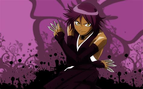 Bleach Dark Skin Shihouin Yoruichi Anime Wallpapers