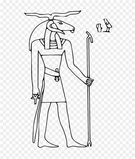 Egypt clipart coloring page, Egypt coloring page Transparent FREE for