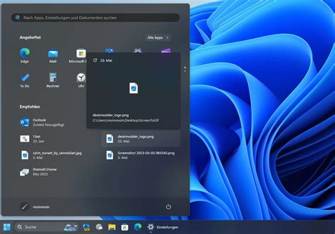 Windows 11 23h2 Bekommt Per Mouseover Ein Thumbnail Im Startmenü