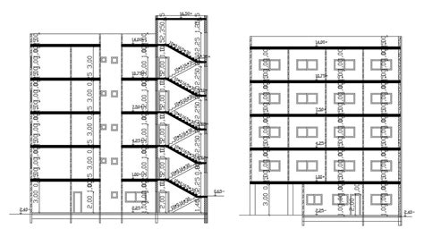 Section D Drawings Details Of Apartment Dwg Autocad File Cadbull My