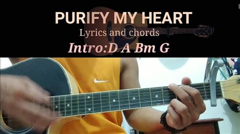Purify My Heart Lyrics And Chords Tutorial Worship Disciple Arnold Youtube