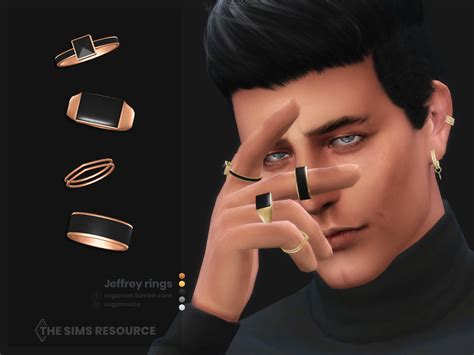 The Sims Resource Jeffrey Male Rings