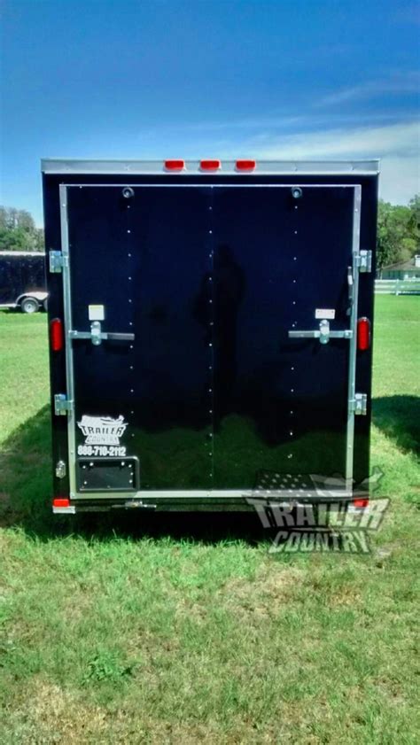 New 2023 7 X 14 7x14 V Nosed Enclosed Cargo Motorcycle Trailer Ramp