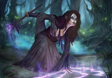 Swamp Priestess By Lauren Covarrubias Imaginarywitches Female
